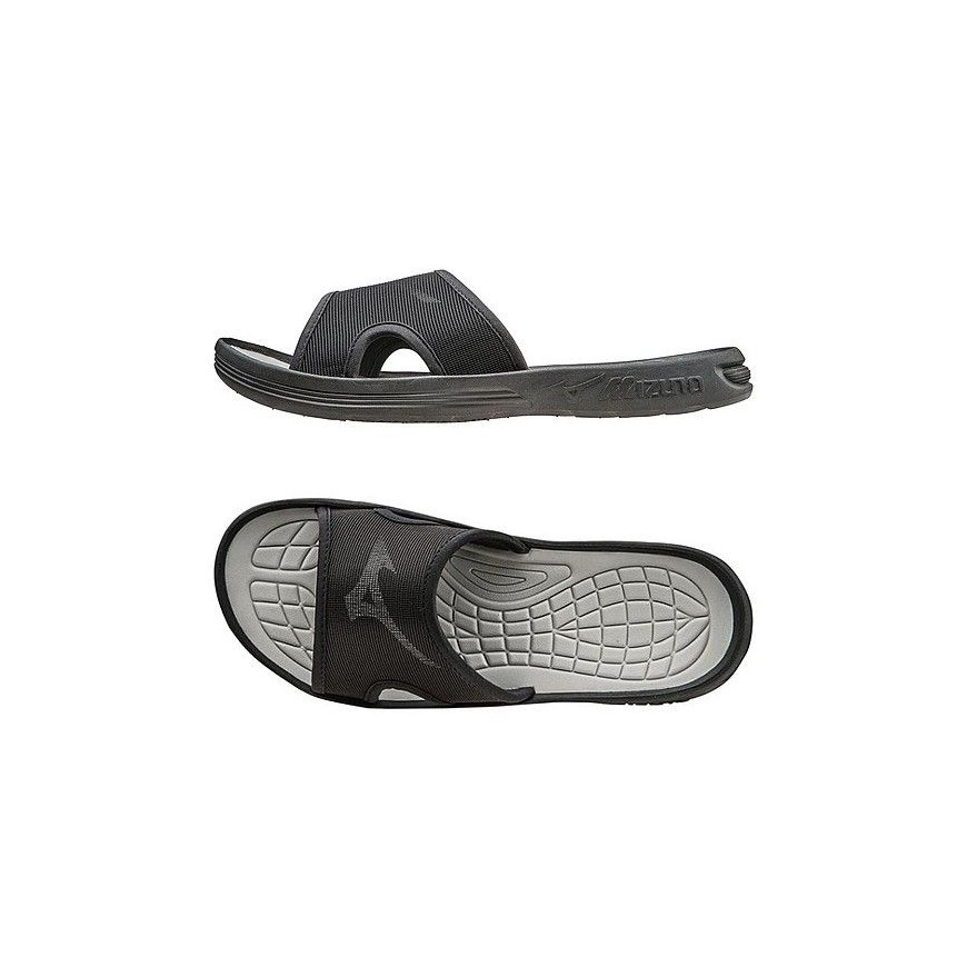 CHANCLA MIZUNO "RELAX" BLACK/SILVER - Imagen 5